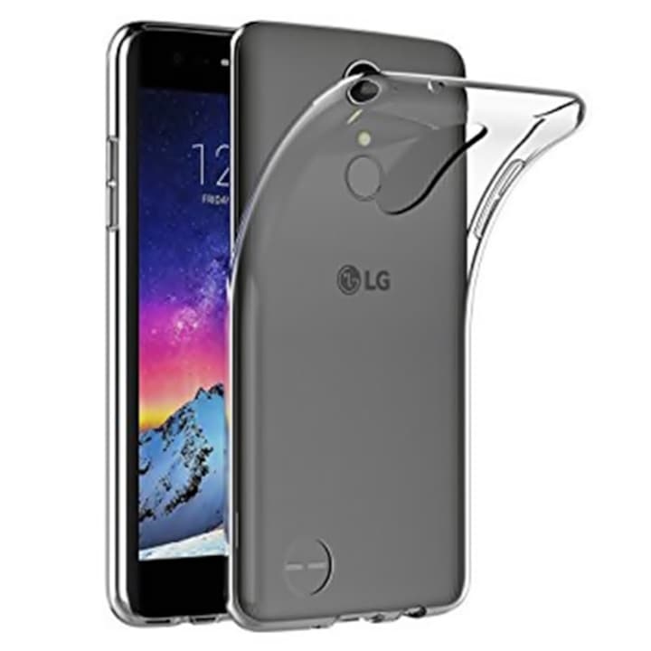 LG K8 2017 Mobiltelefon tok, Ultravékony, 0,3 mm, Szilikon, Átlátszó
