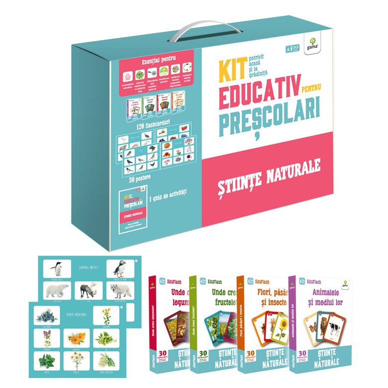 Kit educativ pentru prescolari. Stiinte naturale