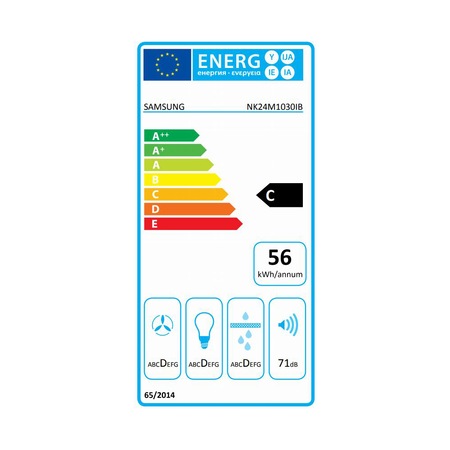 Hota incorporabila telescopica Samsung NK24M1030IB/UR, Putere de absorbtie 392 m3/h, 60 cm, LED, Negru