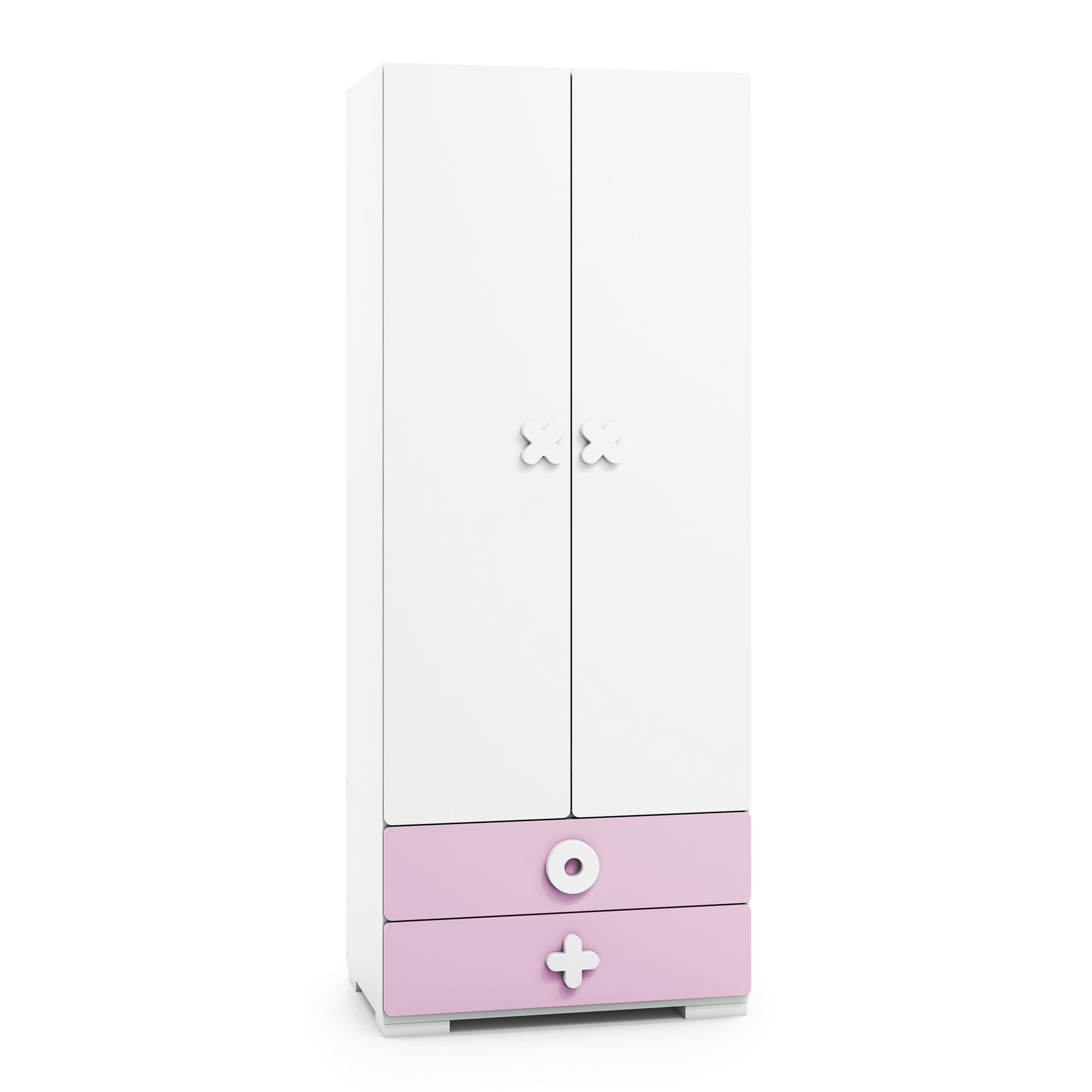 Dulap Alondra Maths Rose 205 x 80 x 61cm