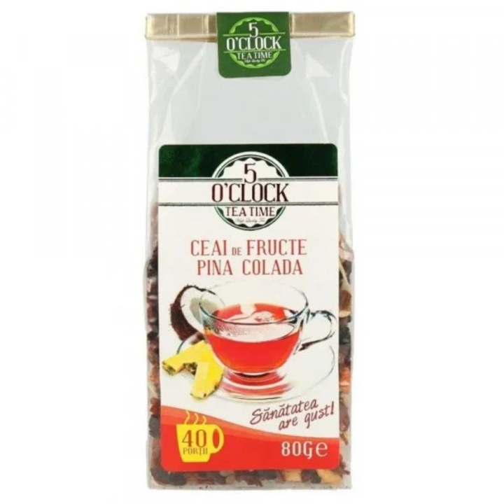 Ceai de Fructe Pina Colada 80g - 5 O Clock Tea