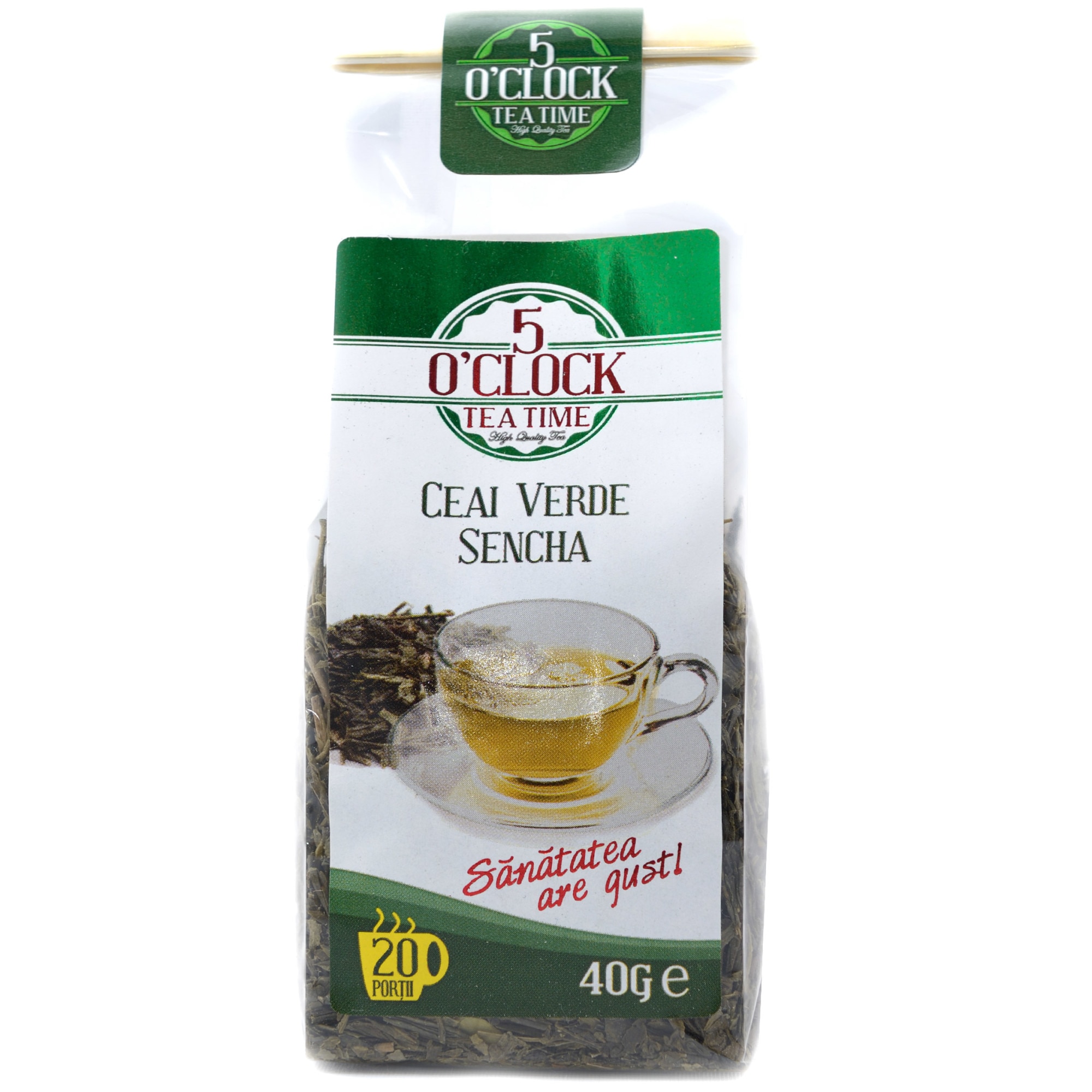 Ceai Verde Sencha, 5 O'Clock Tea, 40 grame