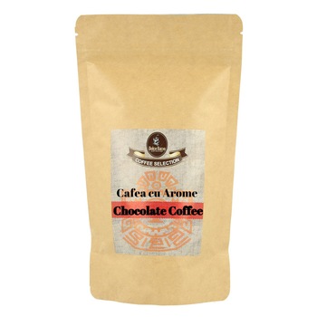 Cafea 100% Arabica, macinata, cu aroma de ciocolata, Dolce Bacio, 125 grame Cafea 100% Arabica, macinata, cu aroma de ciocolata, Dolce Bacio, 125 grame