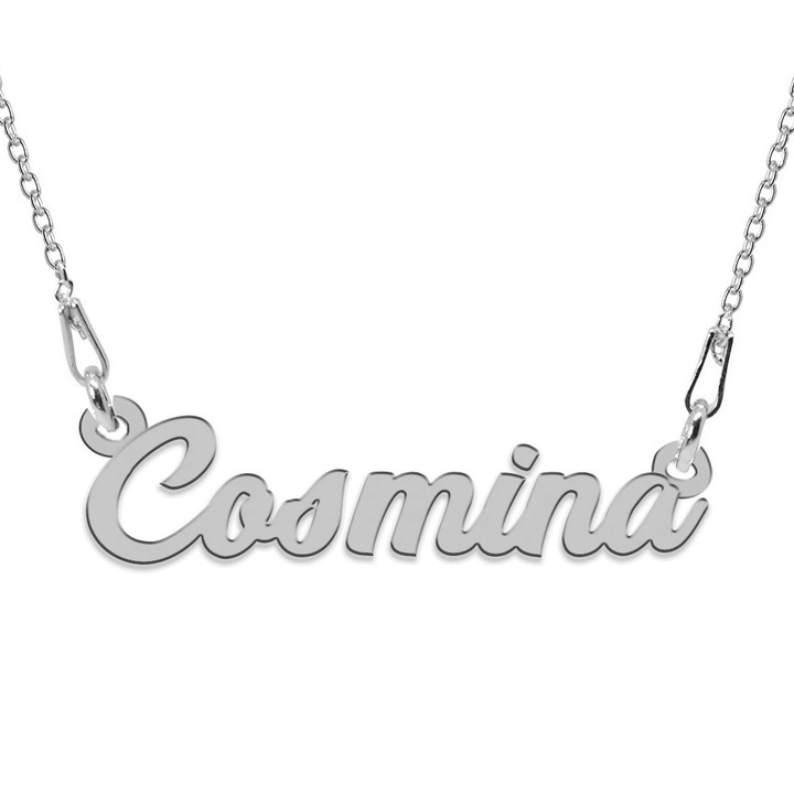 Colier Argint 925, Nume Cosmina, 45 cm
