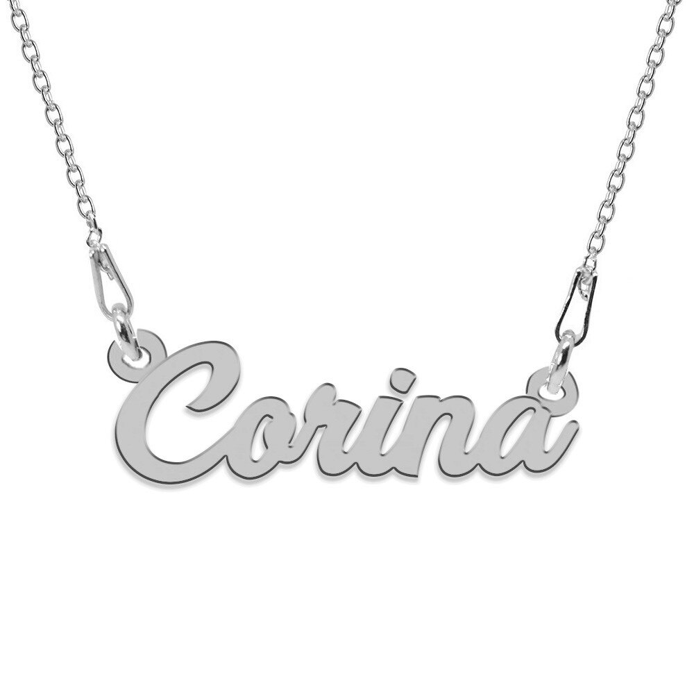 Colier Argint, Nume Corina, BijouxMAG, 45 cm