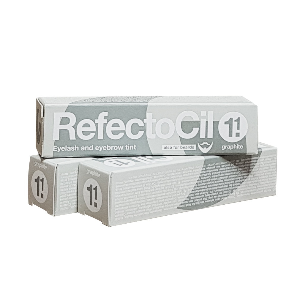 Set vopsea sprancene si gene - gri grafit - 3 buc - Refectocil