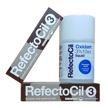 Kit vopsea sprancene si gene - maro - Refectocil Kit vopsea sprancene si gene - maro - Refectocil