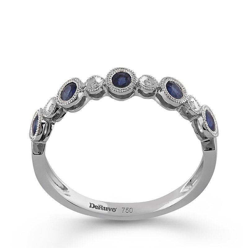 Inel Deruvo Aur 18k Diamante, Safire, 51 R24581SWN-W