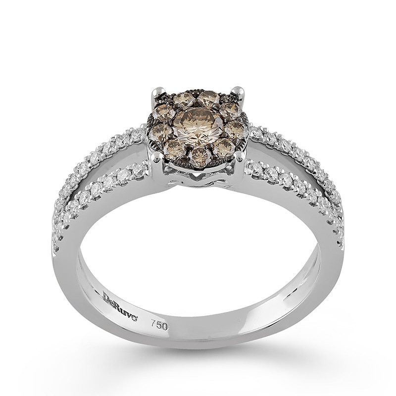 Inel Deruvo Aur 18k Diamante, Diamante Sampanie, 53 R5876CYDWN-W