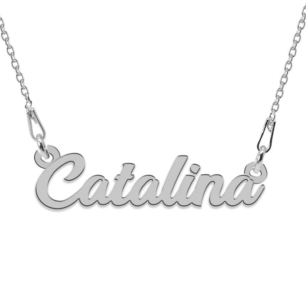 Colier Argint, Nume Catalina, BijouxMAG, 45 cm