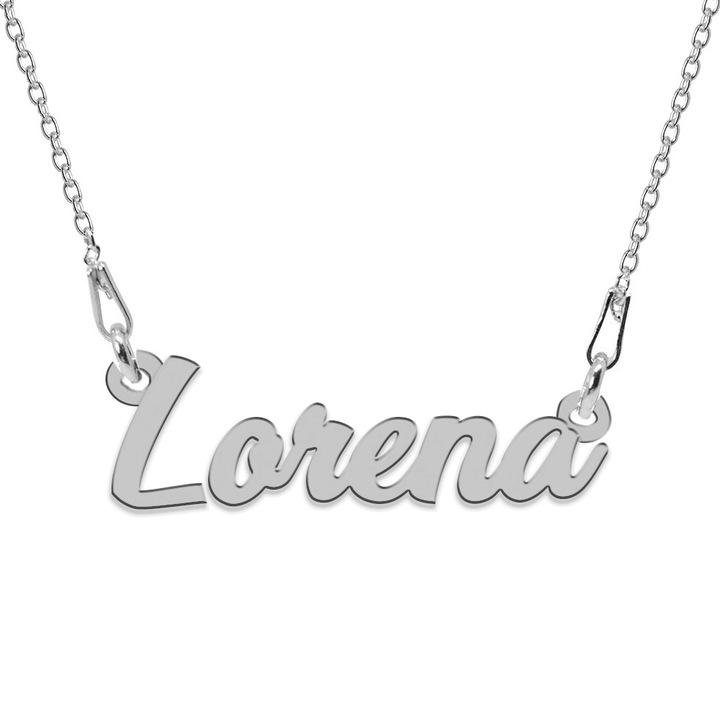 Colier Argint 925, Nume Lorena, 45 cm