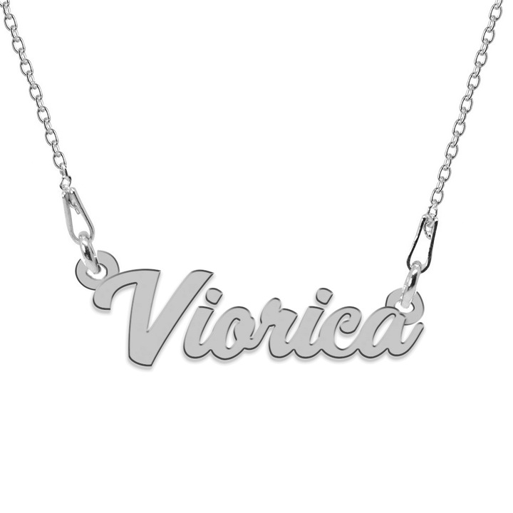 Colier Argint 925, Nume Viorica, 45 cm