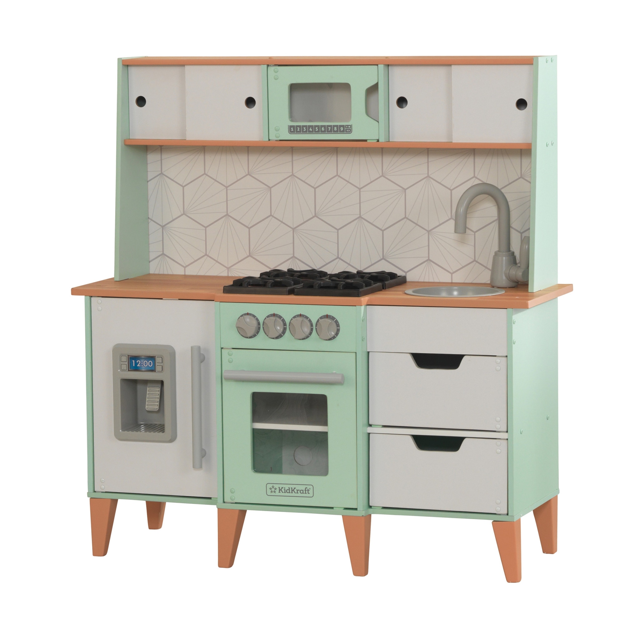 Bucatarie Mid-Century Modern Play cu EZ Kraft Assembly™ - Kidkraft
