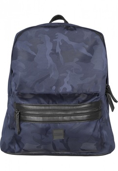 Rucsac, Imprimeu camuflaj, Bluemarin, 100% poliester, Urban Classics, btcu1121 Rucsac, Imprimeu camuflaj, Bluemarin, 100% poliester, Urban Classics, btcu1121