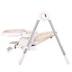 Scaun de masa X-6 BUF BOOF 4 pozitii inclinare pana la 180 grade, reglabil 7 pozitii inaltime, Crem