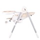 Scaun de masa X-6 BUF BOOF 4 pozitii inclinare pana la 180 grade, reglabil 7 pozitii inaltime, Crem