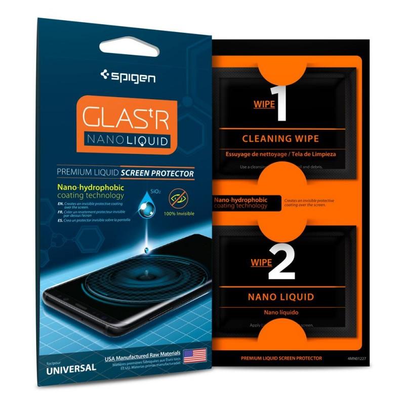 Protectie ecran universala Spigen GLAS.tR Nano Liquid