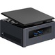 Настолен компютър Intel® NUC Kit NUC7I7DNH2E, Intel® Core™ i7-8650U, 2x DDR4 SO-DIMM 32GB max, M.2 SSD and 2.5" SATA3 drive, Intel® UHD Graphics 620, Black