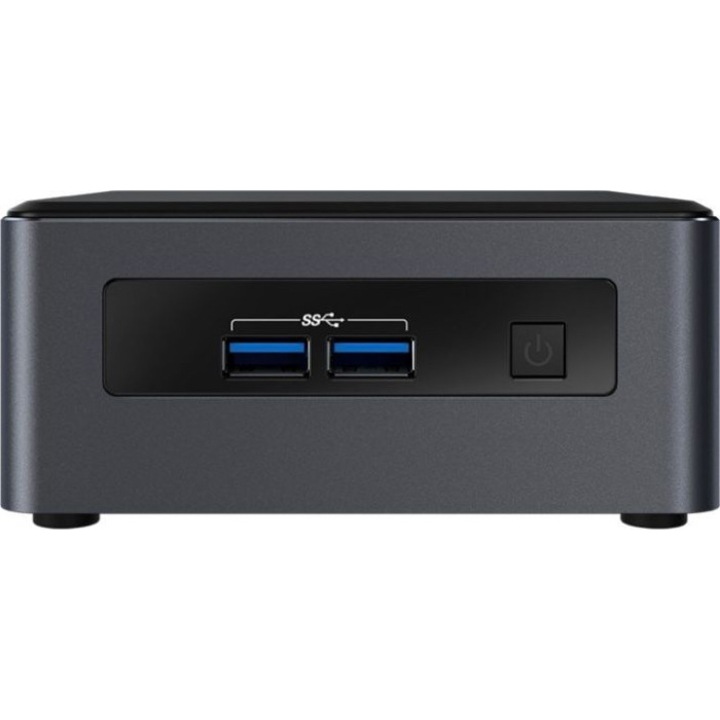 Настолен компютър Intel® NUC Kit NUC7I7DNH2E, Intel® Core™ i7-8650U, 2x DDR4 SO-DIMM 32GB max, M.2 SSD and 2.5" SATA3 drive, Intel® UHD Graphics 620, Black