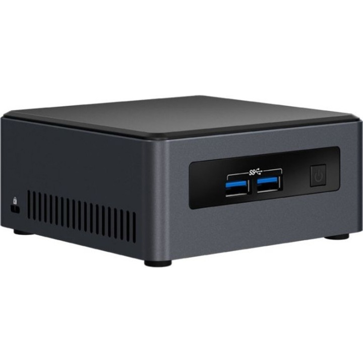 Настолен компютър Intel® NUC Kit NUC7I7DNH2E, Intel® Core™ i7-8650U, 2x DDR4 SO-DIMM 32GB max, M.2 SSD and 2.5" SATA3 drive, Intel® UHD Graphics 620, Black