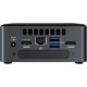 Настолен компютър Intel® NUC Kit NUC7I7DNH2E, Intel® Core™ i7-8650U, 2x DDR4 SO-DIMM 32GB max, M.2 SSD and 2.5" SATA3 drive, Intel® UHD Graphics 620, Black
