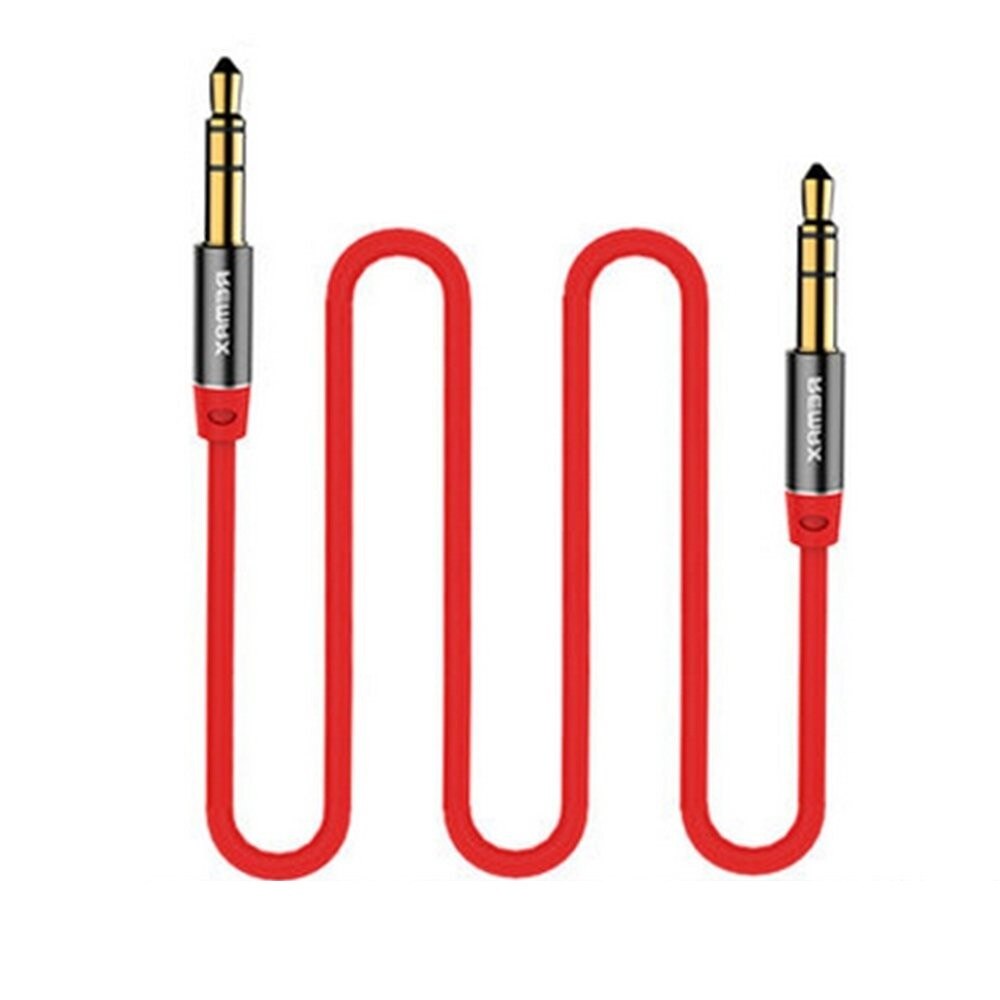 Cablu Jack - Jack 3.5mm - 1 Metru L100 REMAX Rosu
