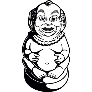 Totem India - Sticker Decorativ - Negru - 62 x 120 cm Totem India - Sticker Decorativ - Negru - 62 x 120 cm