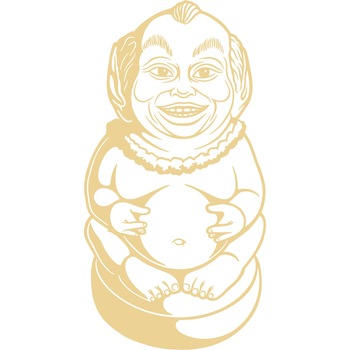 Totem India - Sticker Decorativ - Bej - 62 x 120 cm Totem India - Sticker Decorativ - Bej - 62 x 120 cm