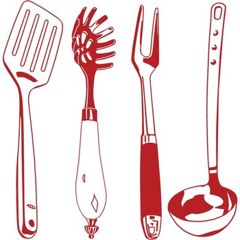 Ustensile pentru bucatarie - Sticker Decorativ - Rosu Cardinal - 83 x 84 cm Ustensile pentru bucatarie - Sticker Decorativ - Rosu Cardinal - 83 x 84 cm