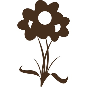 Decoratiune florala - Sticker Decorativ - Choco - 100 x 166 cm Decoratiune florala - Sticker Decorativ - Choco - 100 x 166 cm