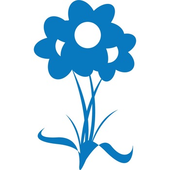 Decoratiune florala - Sticker Decorativ - Albastru - 75 x 125 cm Decoratiune florala - Sticker Decorativ - Albastru - 75 x 125 cm