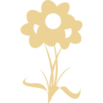 Decoratiune florala - Sticker Decorativ - Bej - 75 x 125 cm Decoratiune florala - Sticker Decorativ - Bej - 75 x 125 cm