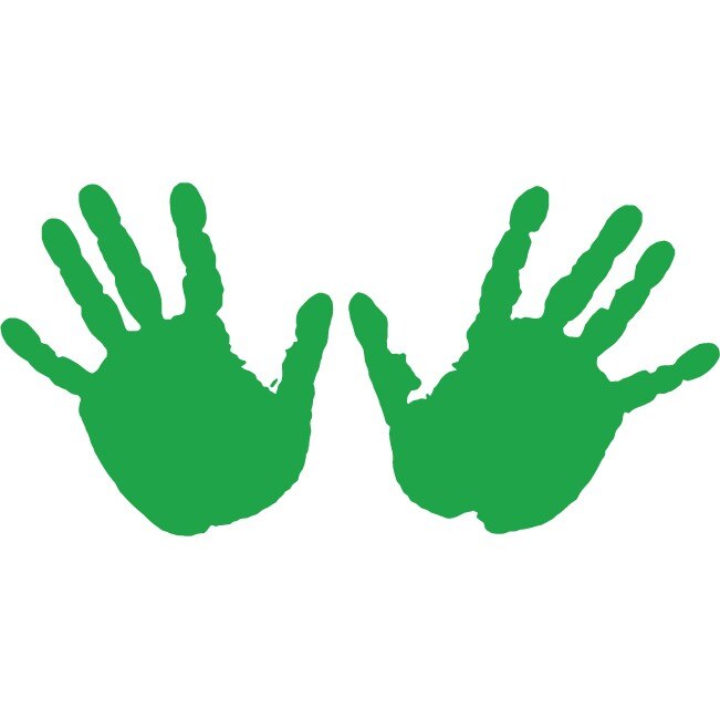 Stop - Sticker Decorativ - Verde - 91 x 45 cm