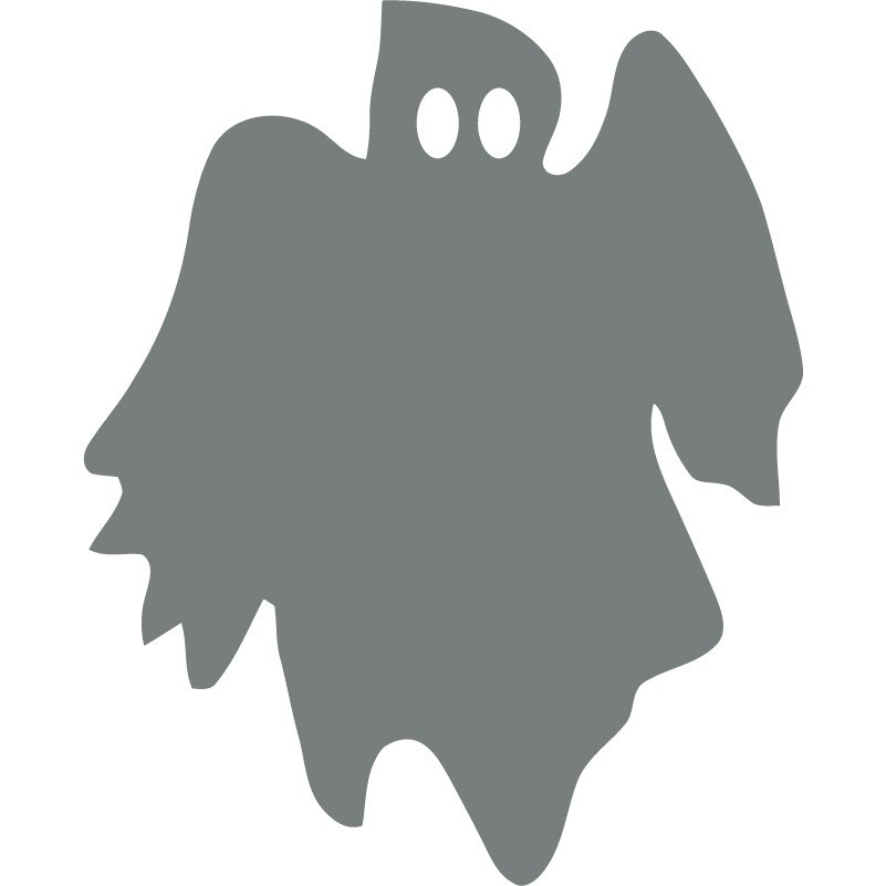 Fantoma - Sticker Decorativ - Gri Metal - 83 x 102 cm