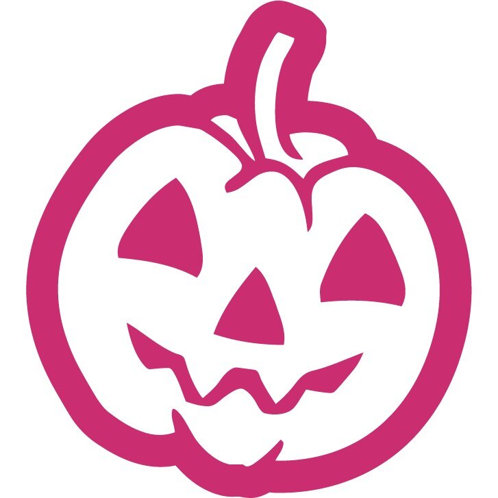 Dovleacul - Sticker Decorativ - Magenta - 83 x 92 cm