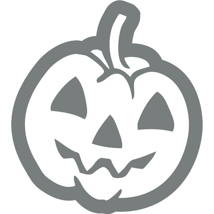 Dovleacul - Sticker Decorativ - Gri Metal - 110 x 123 cm