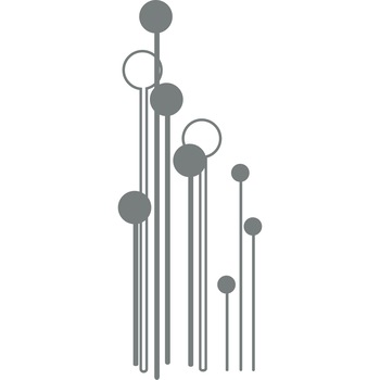 Abstract si modern - Sticker Decorativ - Gri Metal - 51 x 135 cm Abstract si modern - Sticker Decorativ - Gri Metal - 51 x 135 cm