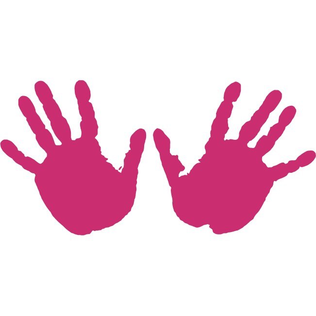 Stop - Sticker Decorativ - Magenta - 91 x 45 cm