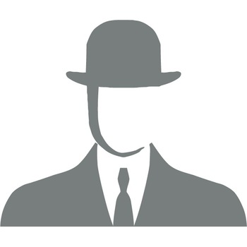 Barbat misterios - Sticker Decorativ - Gri Metal - 133 x 110 cm Barbat misterios - Sticker Decorativ - Gri Metal - 133 x 110 cm