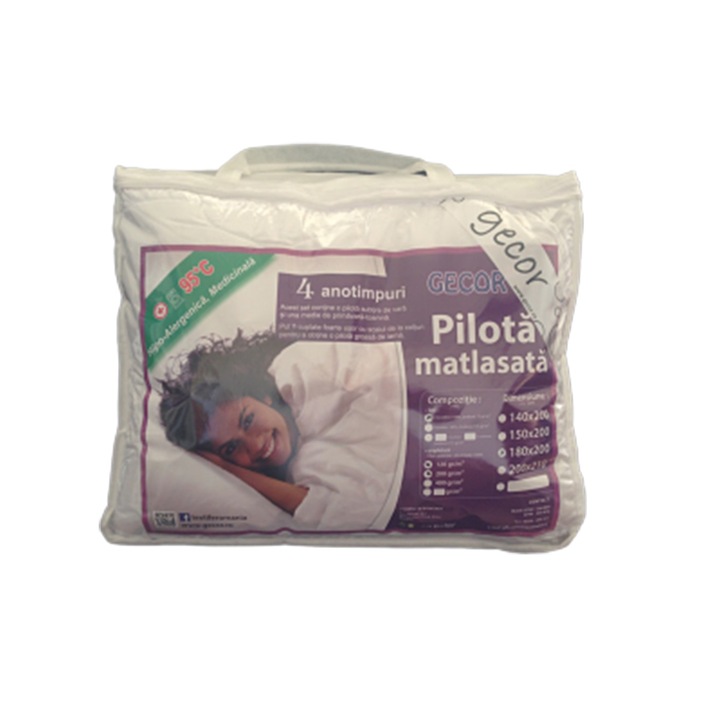 Pilota matlasata Gecor 4Anotimpuri, 200 x 210 cm