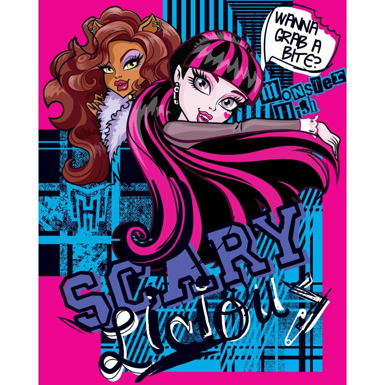 Disney Patura Fleece 120 x 150 cm Monster High