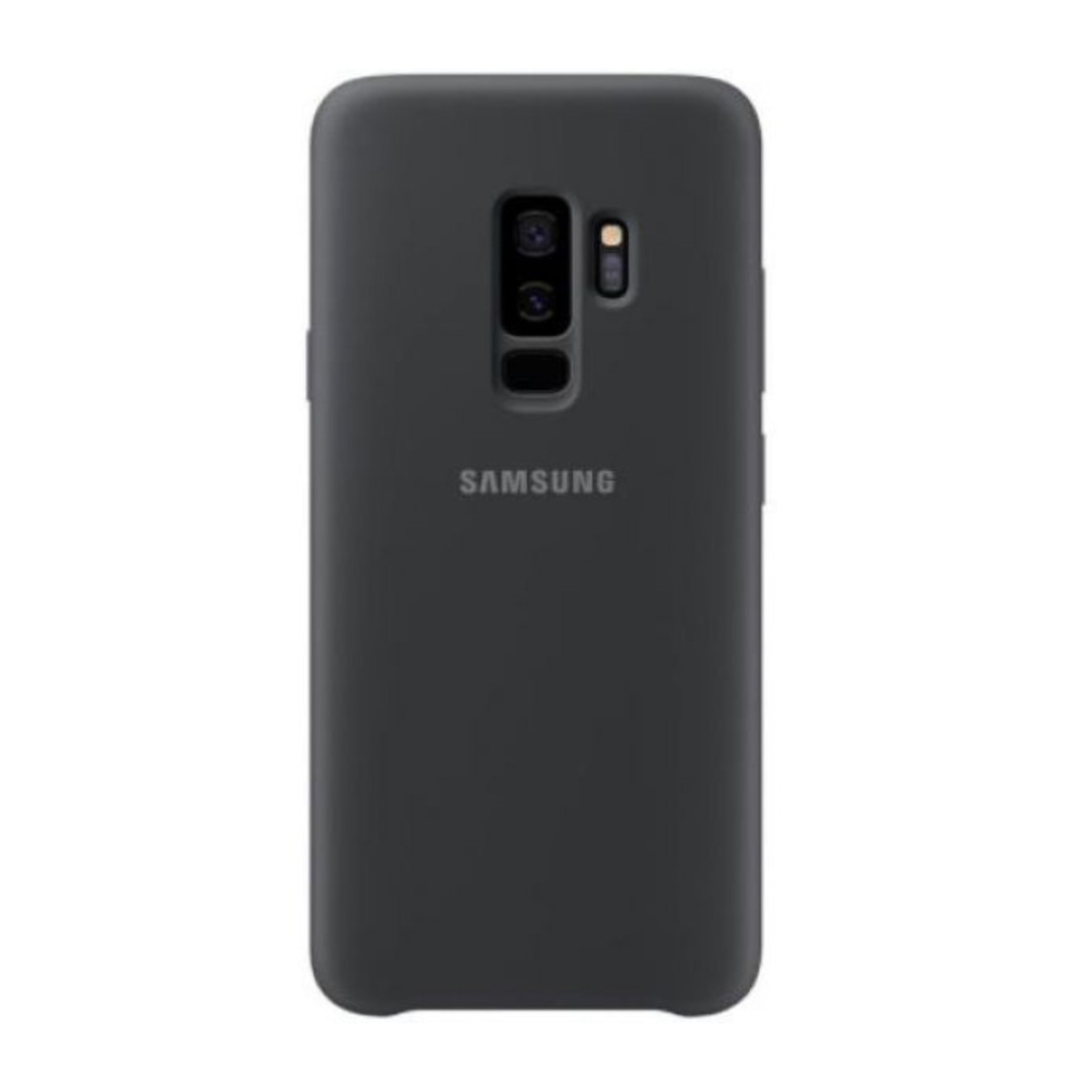 Husa protectie spate silicon soft, pentru Samsung Galaxy S9 Plus, bumper ultraslim, Negru, BBL377