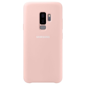 Husa protectie spate silicon soft, pentru Samsung Galaxy S9 Plus, bumper ultraslim, Roz, BBL379 Husa protectie spate silicon soft, pentru Samsung Galaxy S9 Plus, bumper ultraslim, Roz, BBL379