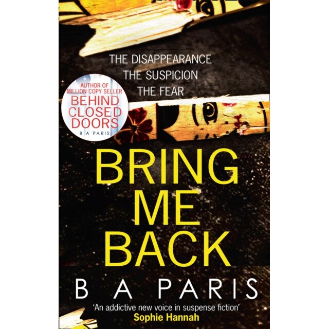 Bring Me Back de B. A. Paris