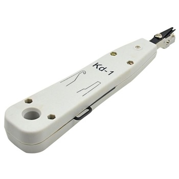 Cleste sertizat tip Krone cu gheara de extractie pentru patch panel & keyston Cleste sertizat tip Krone cu gheara de extractie pentru patch panel & keyston