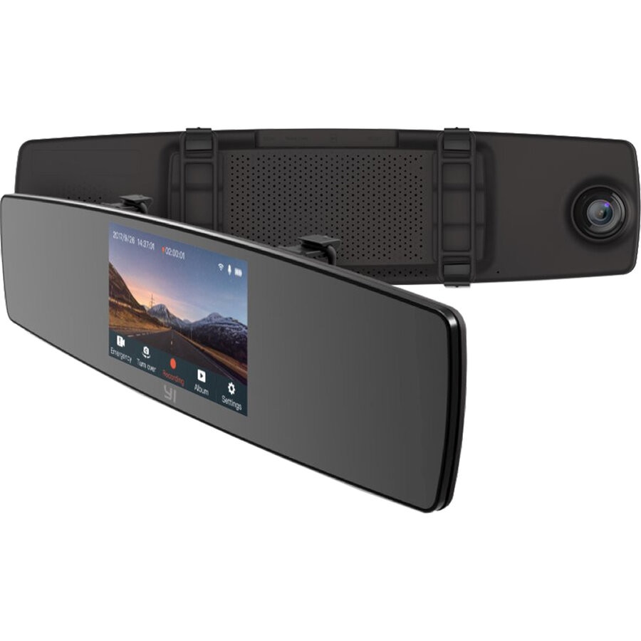 Camera de Supraveghere Masina YI Mirror Dash Negru