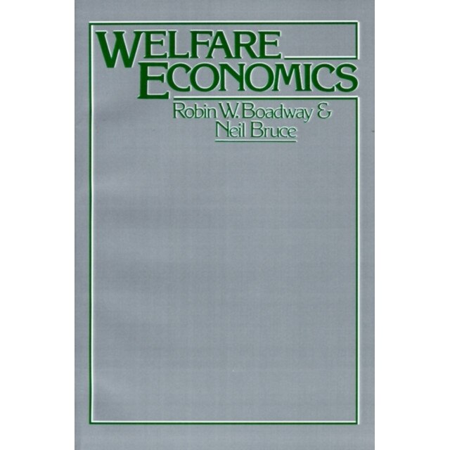 Welfare Economics de R. F. Boadway