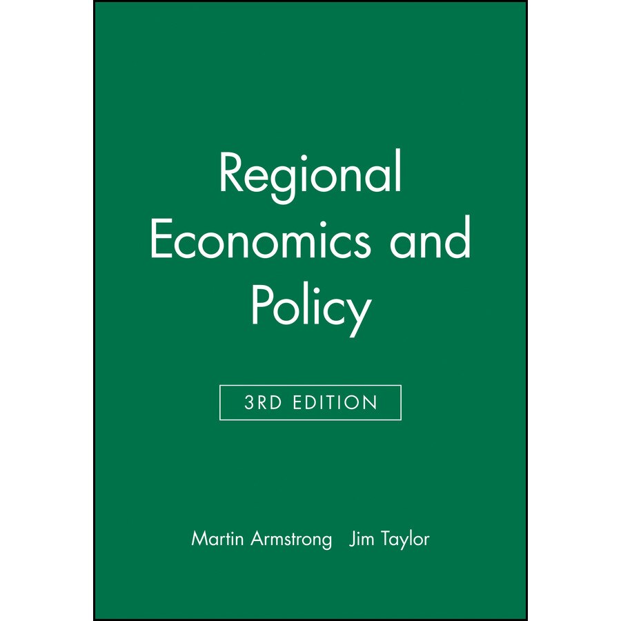 Regional Economics and Policy de Martin Armstrong