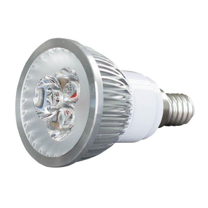 Bec E14 3W LED R50 tip reflector, alb cald