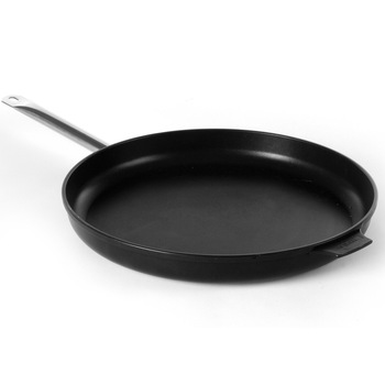 Tigaie Titanium Profesional 240x55 mm, aluminiu dur cu strat anti-lipire din titan, Hendi, maner inox Tigaie Titanium Profesional 240x55 mm, aluminiu dur cu strat anti-lipire din titan, Hendi, maner inox